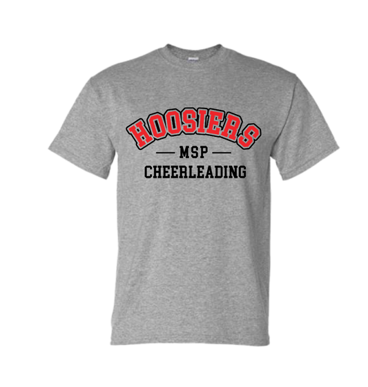 Hoosier MSP Cheerleading Tee Gray