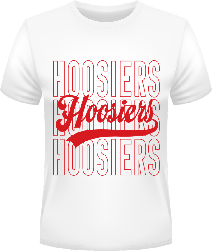 Hoosiers Script Tee