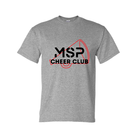 MSP Cheer Club Logo Tee Black